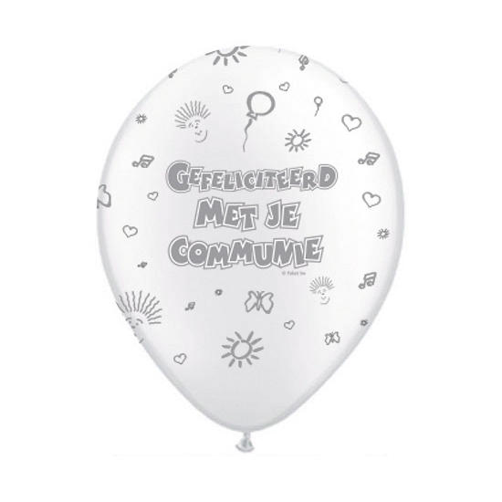 Eerste communie ballonnen 8 x