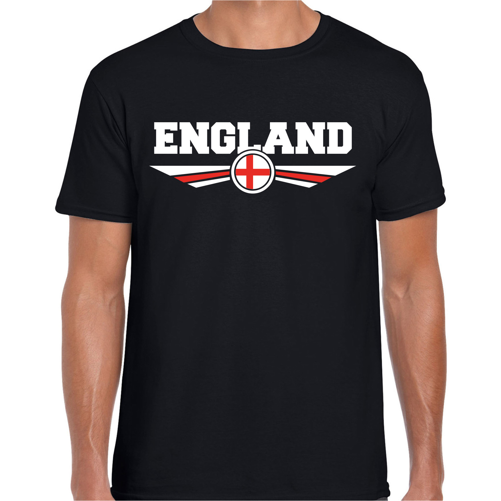 Engeland-England landen t-shirt zwart heren