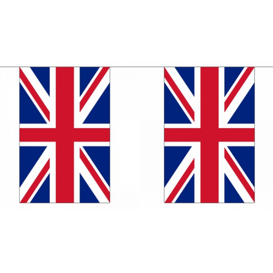 Engeland vlaggenlijn rechthoekig
