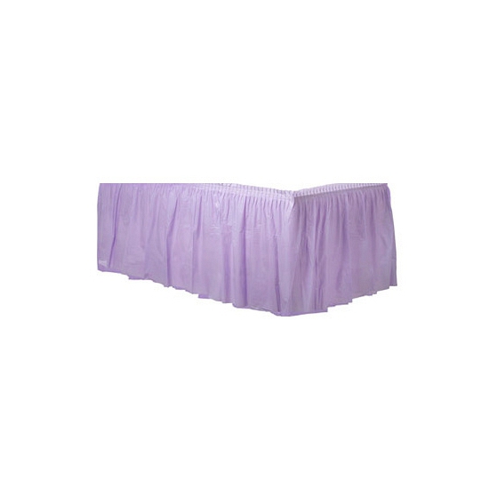 Feestartikelen tafel rand lila paars
