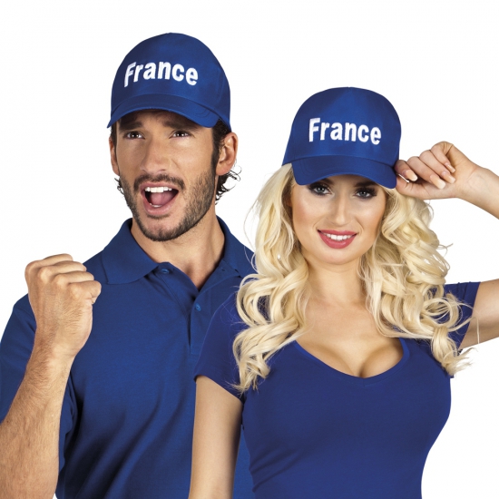 Frankrijk petten blauw