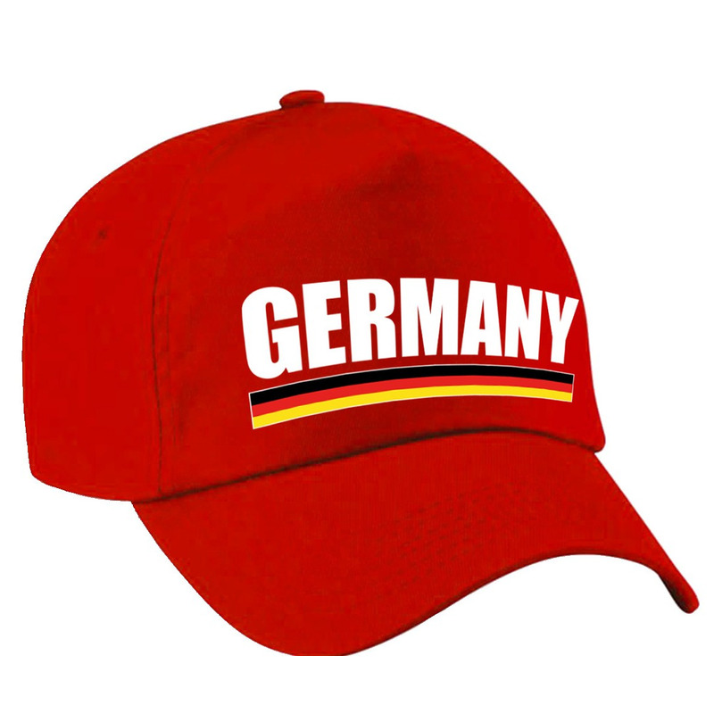 Germany supporter pet-baseball cap Duitsland rood kinderen