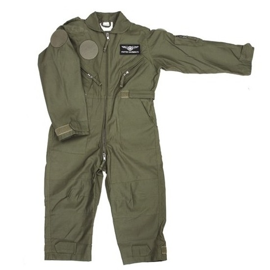 Gevechtspiloten verkleed overall kostuum voor kinderen piloten verkleedkleding