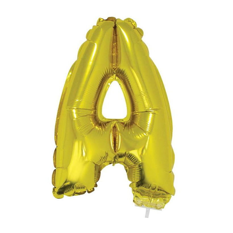 Gouden opblaasbare letter ballon A