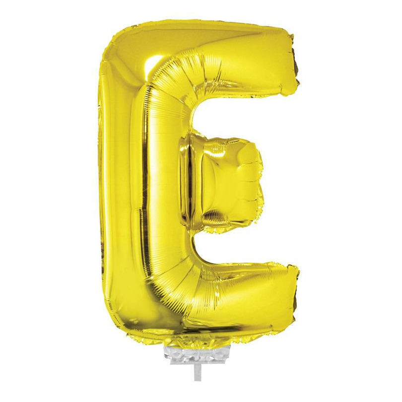 Gouden opblaasbare letter ballon E