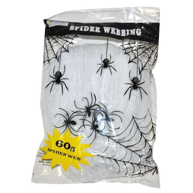 Halloween spinnen web 60 gram