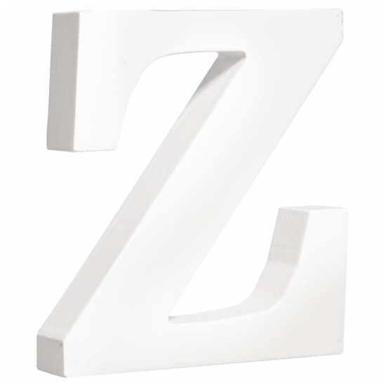 Houten letter Z 11 cm
