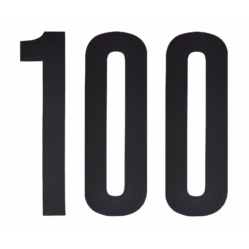 Huisnummer stickers nummer 100