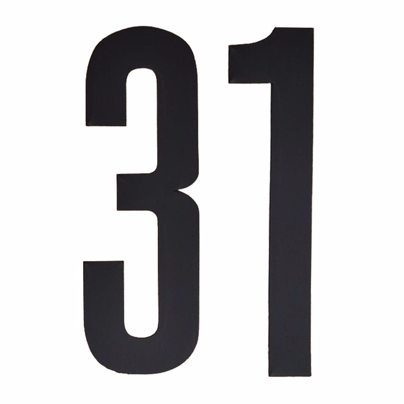 Huisnummer stickers nummer 31