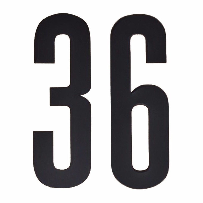 Huisnummer stickers nummer 36