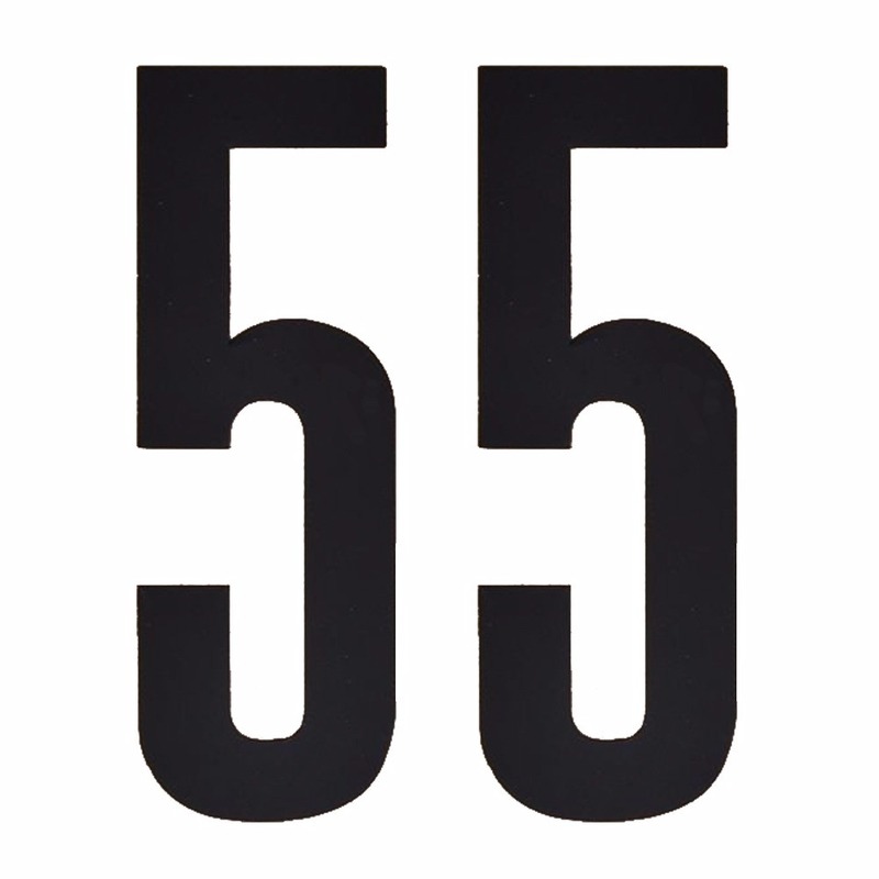 Huisnummer stickers nummer 55