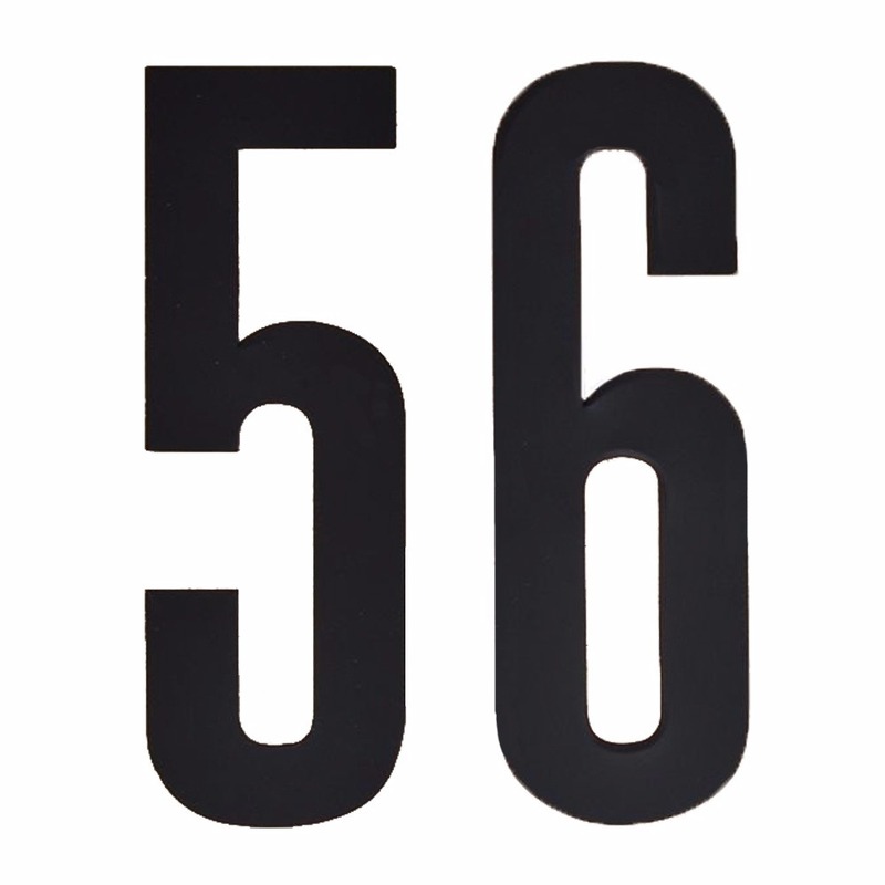 Huisnummer stickers nummer 56
