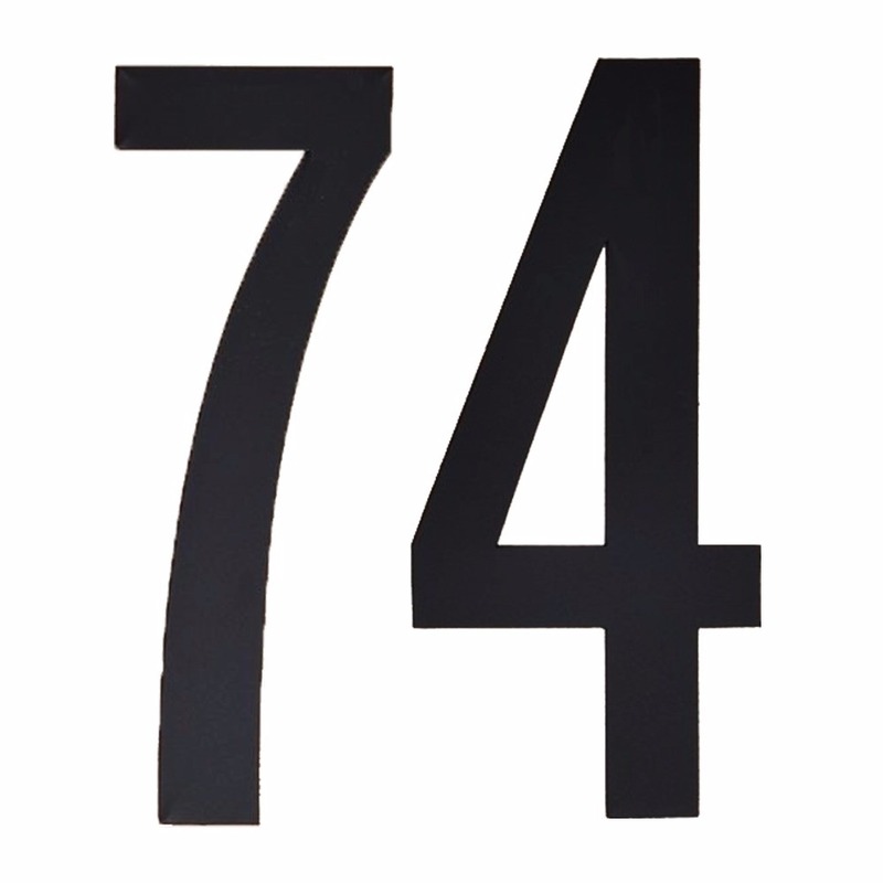 Huisnummer stickers nummer 74