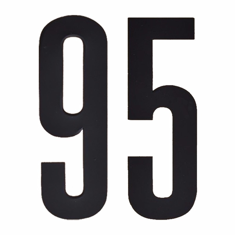 Huisnummer stickers nummer 95