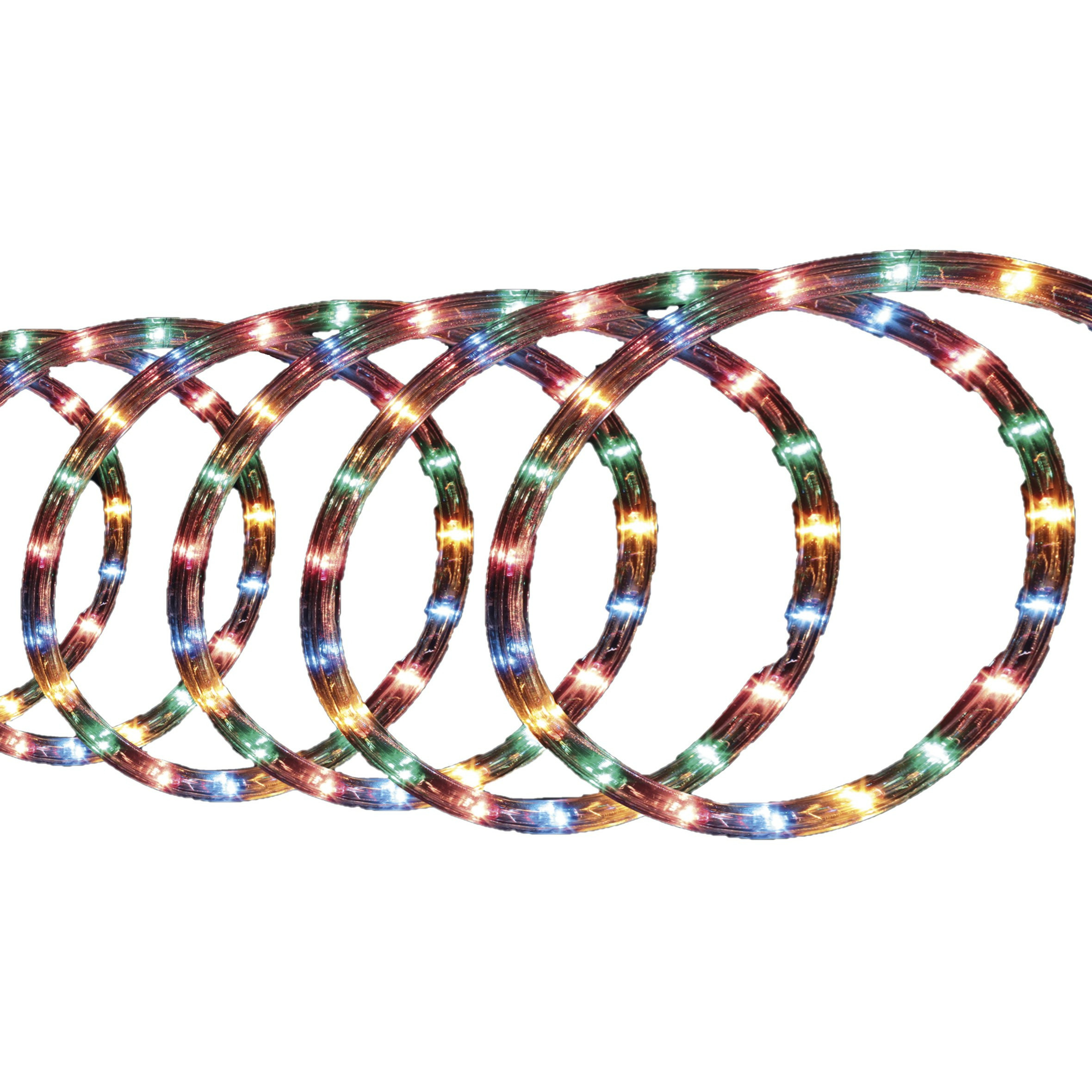Lichtslang-slangverlichting 10 meter met 180 lampjes gekleurd