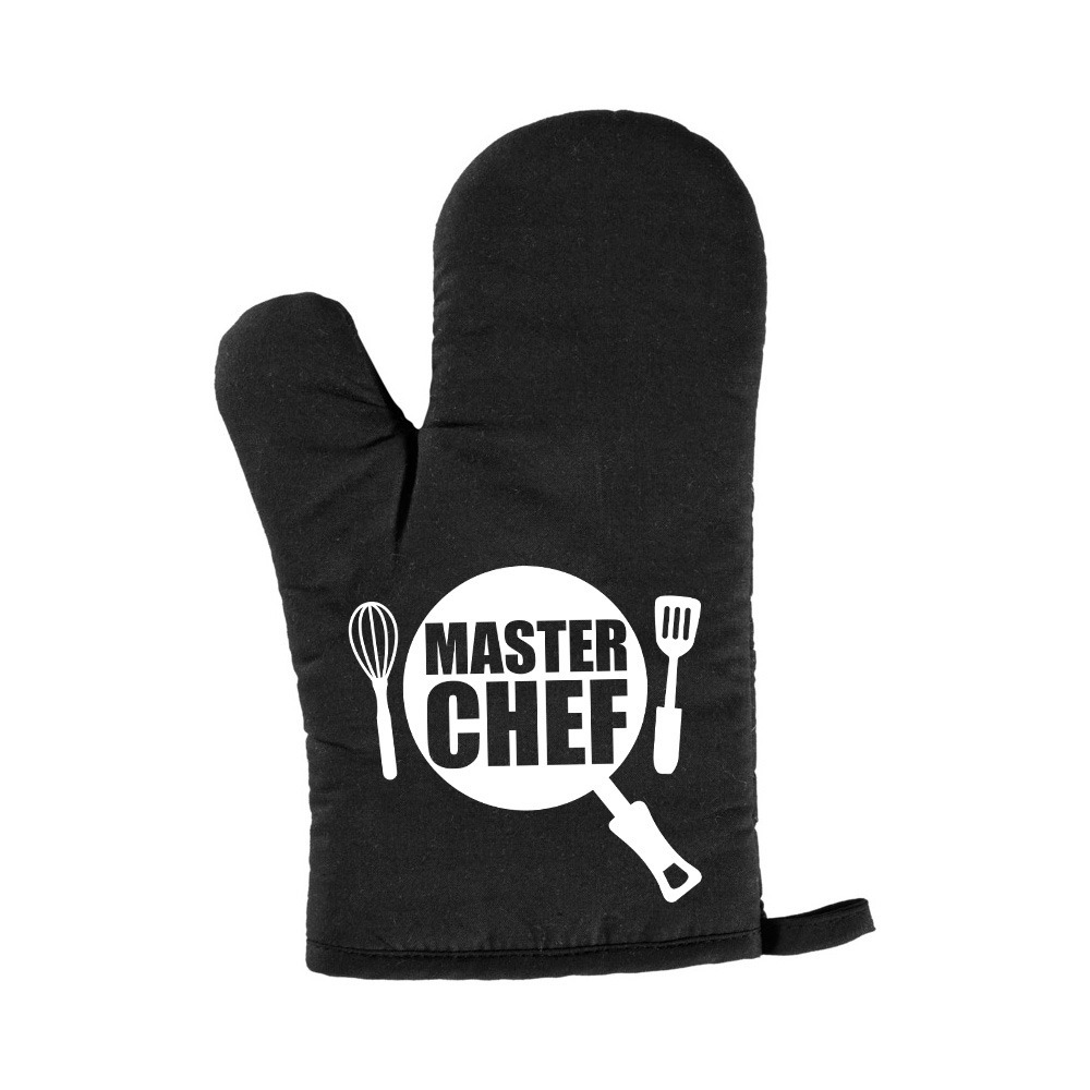 Masterchef BBQ handschoen- barbecue want zwart heren Vaderdag cadeau