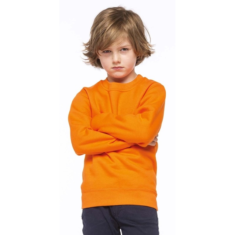 analyse Percentage opleggen Oranje katoenmix sweater voor kinderen in oranje artikelen winkel  Oranjeshopper