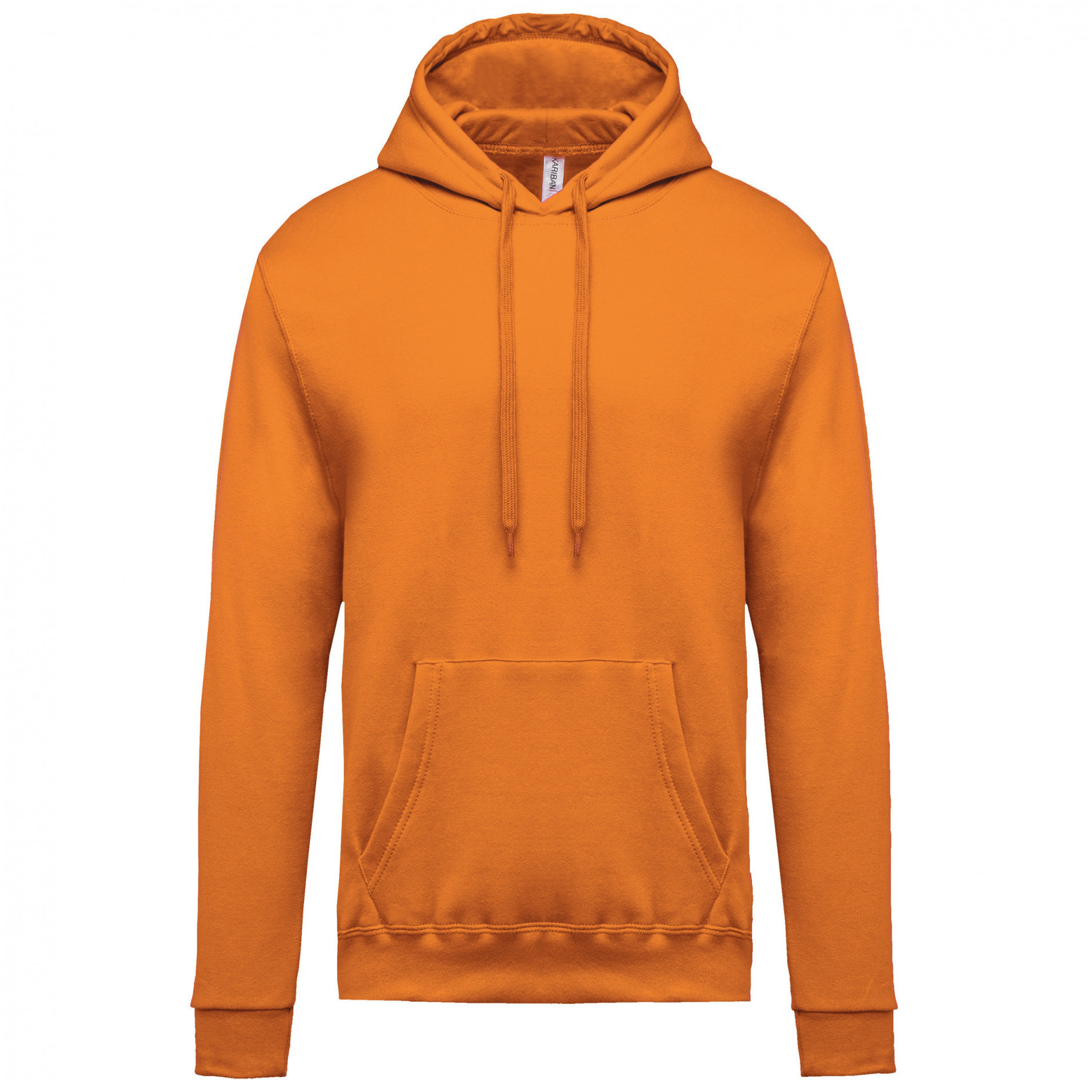 Oranje sweater-trui hoodie voor heren