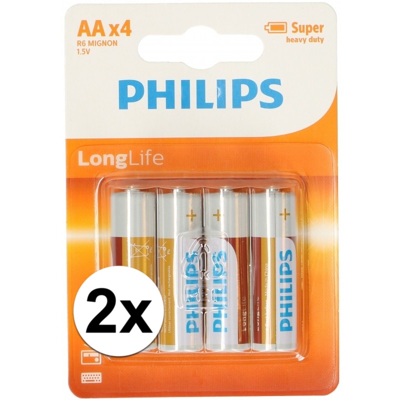 Philips power life batterijen AA