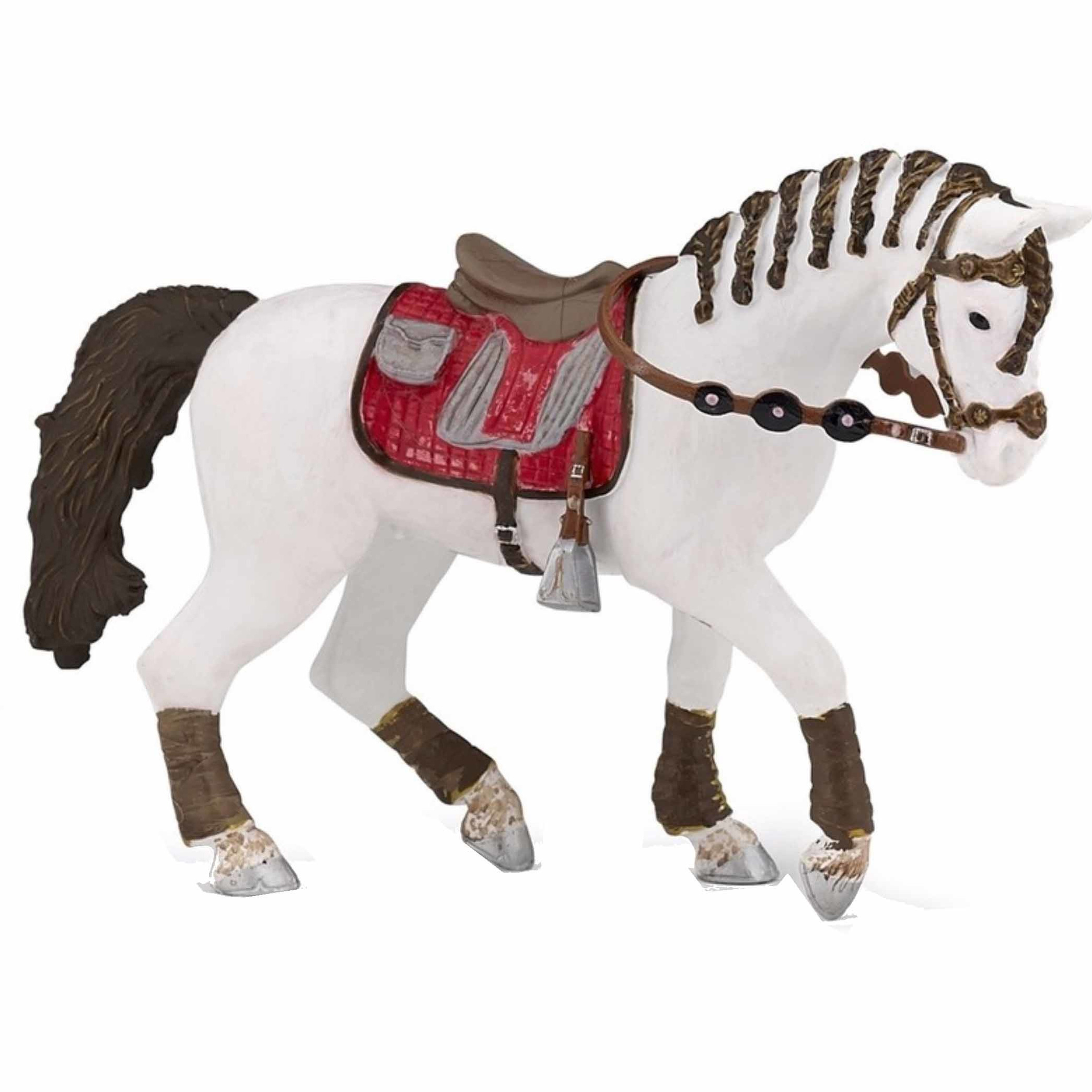 Plastic speelgoed figuur trendy paard 14.5 cm