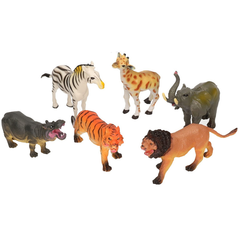 Plastic speelgoed safari dieren