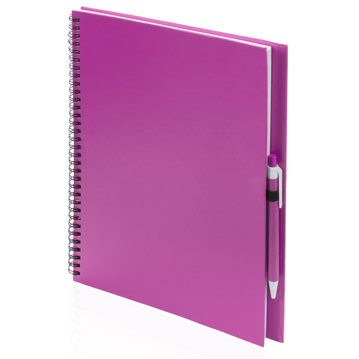 Schetsboek-tekenboek roze A4 formaat 80 vellen inclusief pen