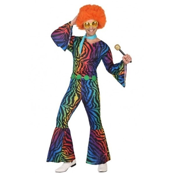 Seventies-disco verkleedkleding voor heren