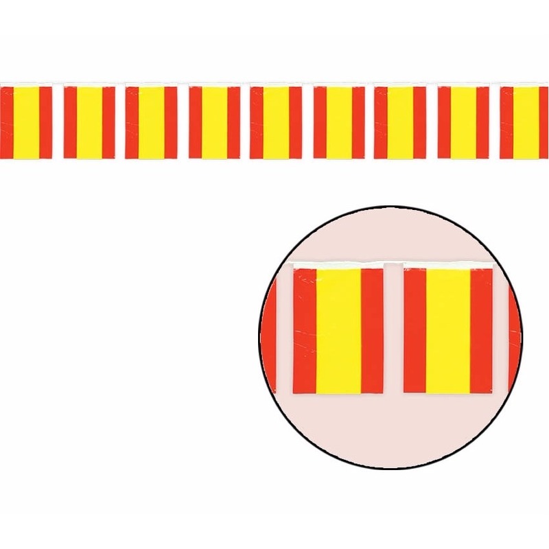 Spanje vlag slingers 50 meter