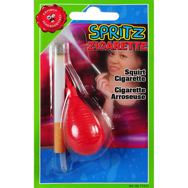 Spuitende nep sigaret