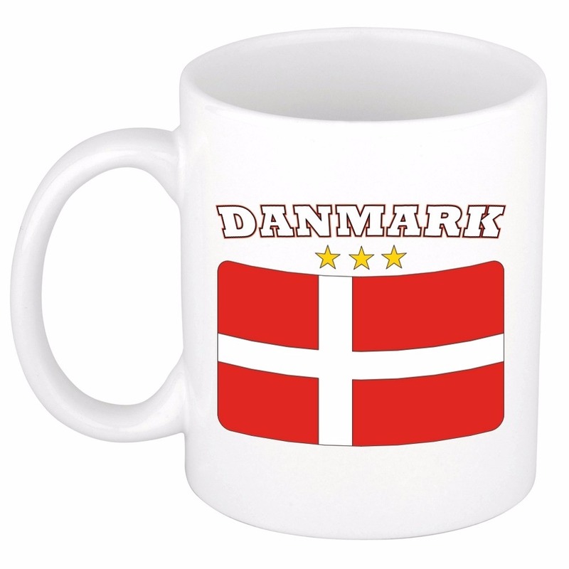 Theemok vlag Denemarken 300 ml