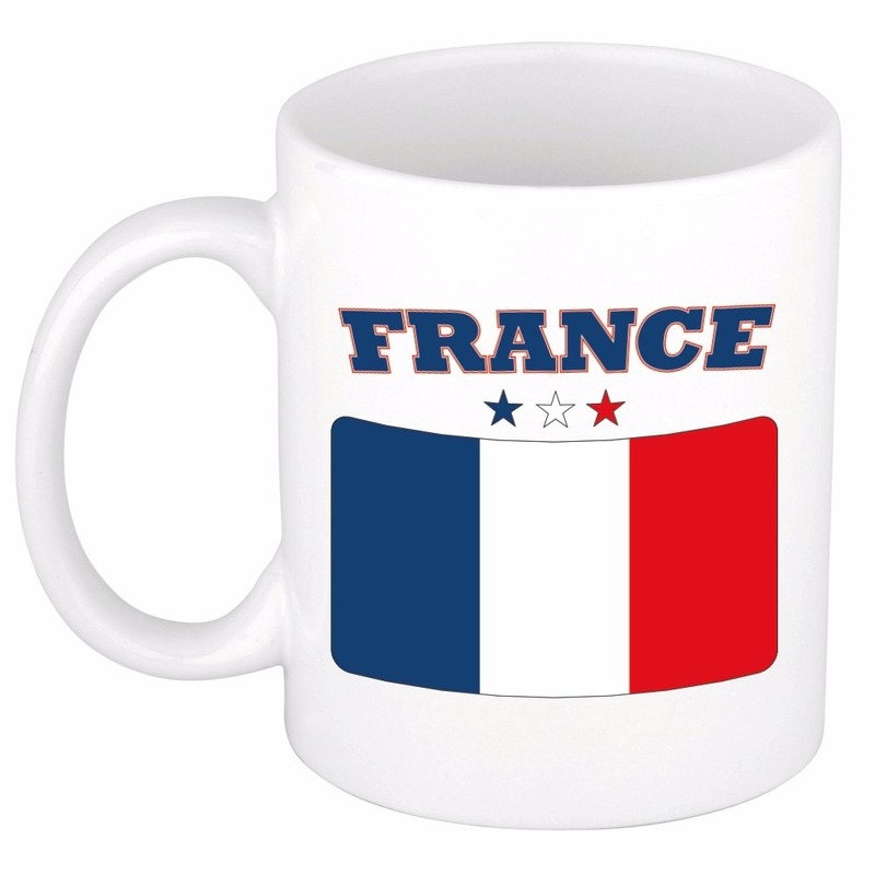 Theemok vlag Frankrijk 300 ml