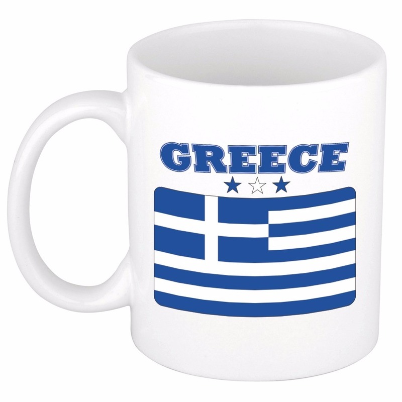 Theemok vlag Griekenland 300 ml