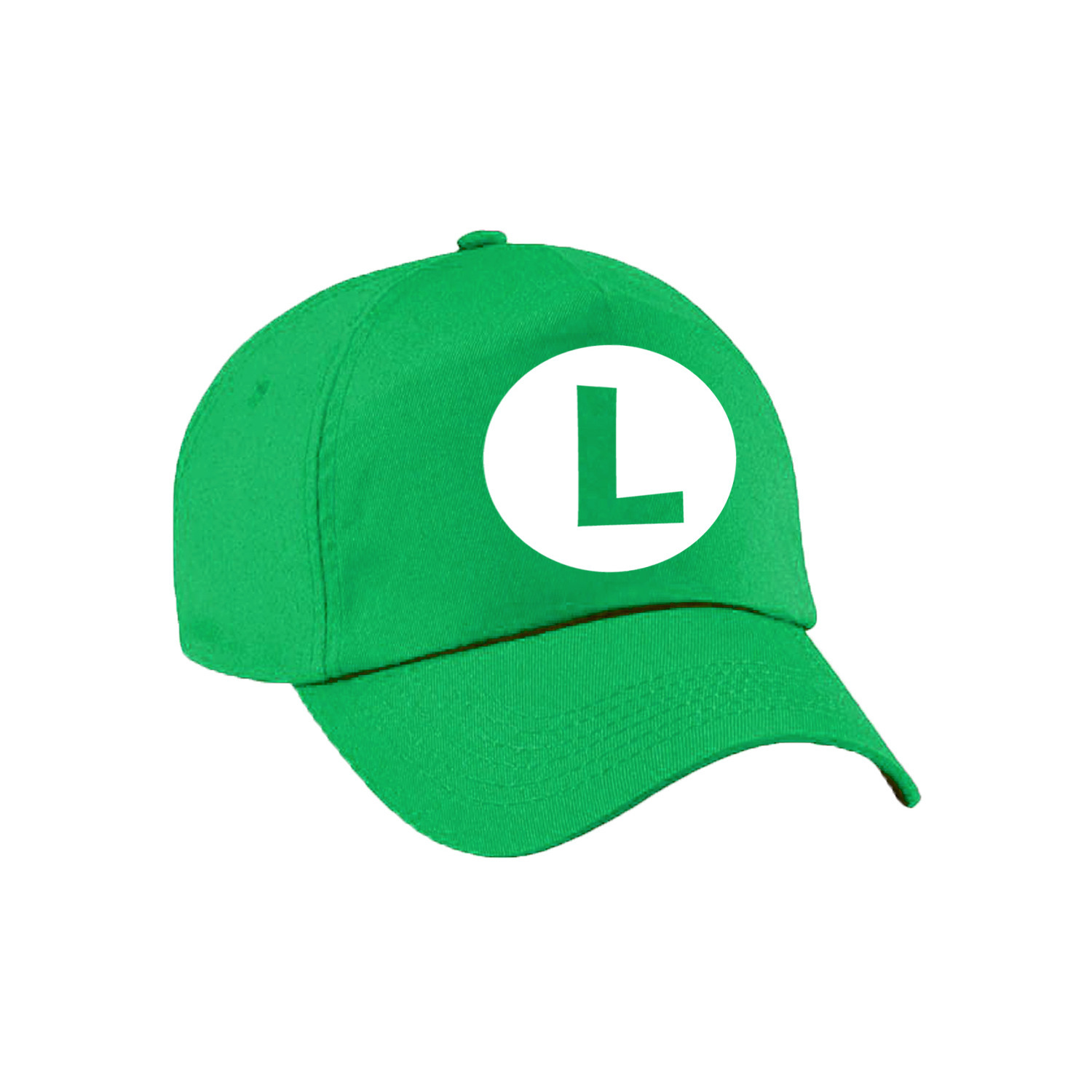 Verkleed pet-carnaval pet Luigi groen voor volwassenen