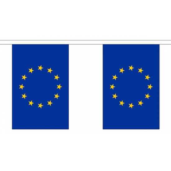 Vlaggenlijnen Europa 3 meter