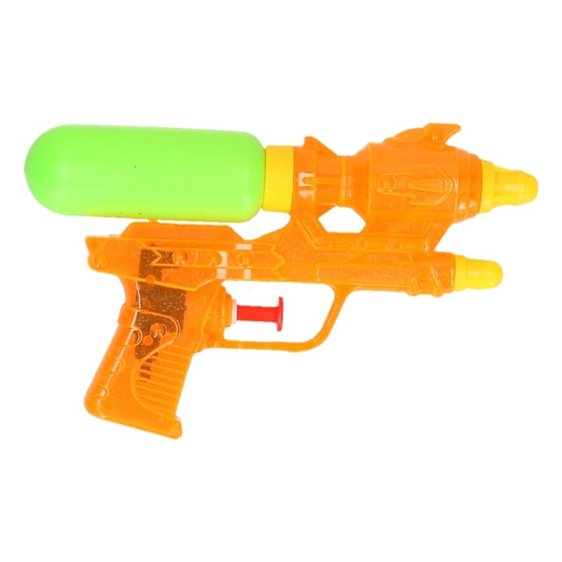 Voordelig waterpistool oranje 18 cm