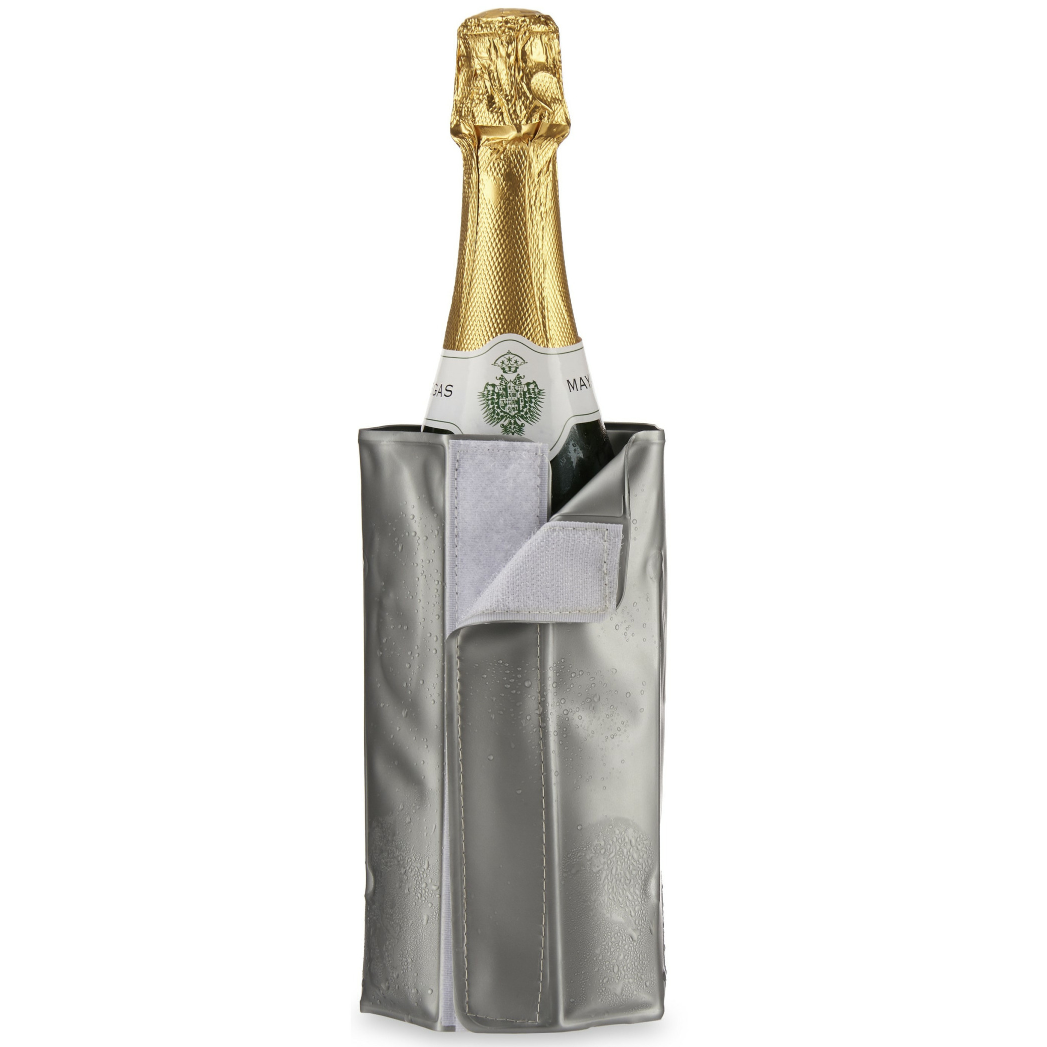 Wijnkoeler-flessenkoeler-koelhoud hoesje voor flessen wijn-water-champagne 18 cm