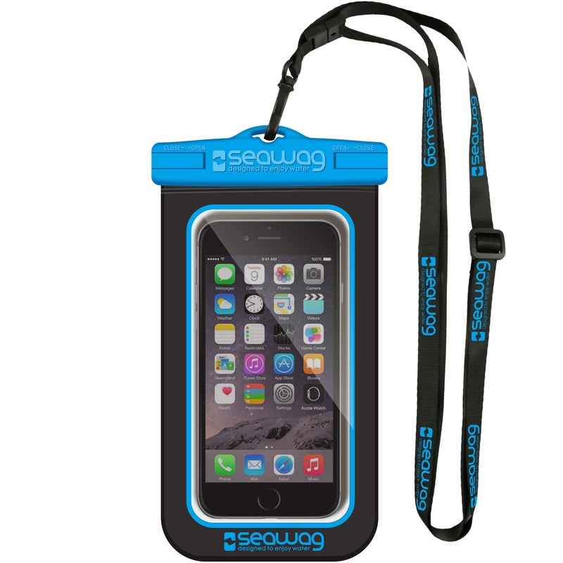 Zwarte-blauwe waterproof hoes voor smartphone-mobiele telefoon