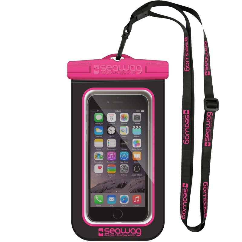 Zwarte-roze waterproof hoes voor smartphone-mobiele telefoon