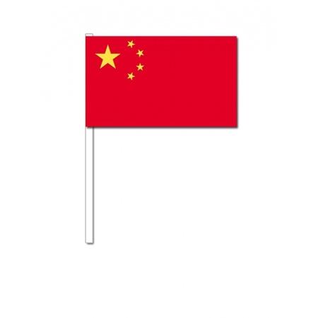 Papieren zwaaivlaggetjes China 10x
