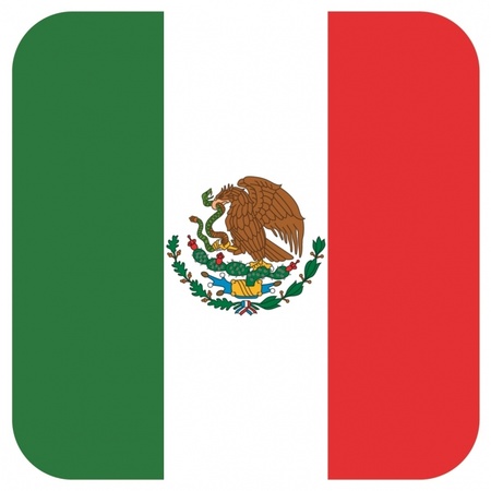 Landen bierviltjes Mexico 15 st