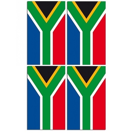 2x Zuid-Afrika versieren vlaggenlijnen