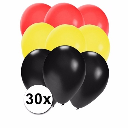 Feest ballonnen in de kleuren van Duitsland 30x
