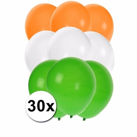 Feest ballonnen in de kleuren van India 30x