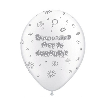 Eerste communie ballonnen 40 stuks