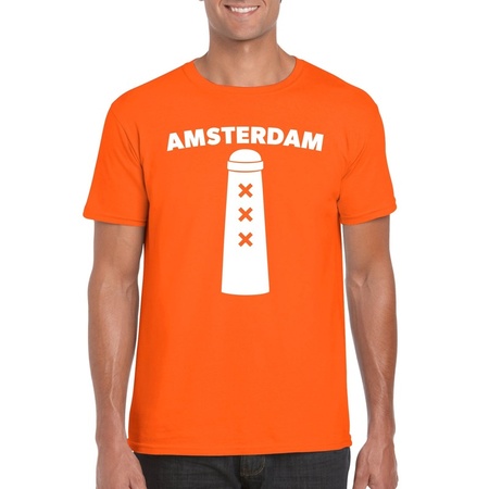 Amsterdam Amsterdammertje orange shirt men