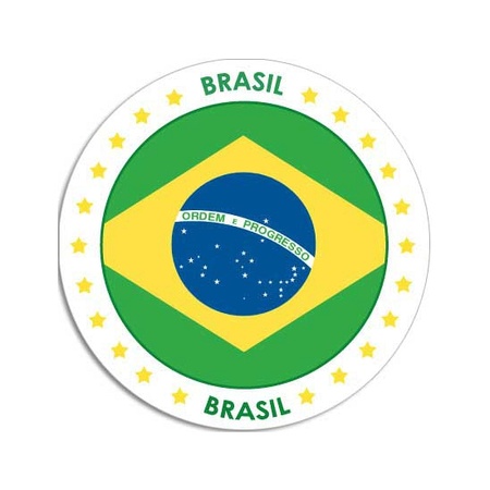 Braziliaanse vlag 14,8 cm