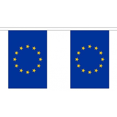 Vlaggenlijnen Europa 3 meter