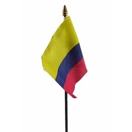 Colombia mini vlag landen versiering