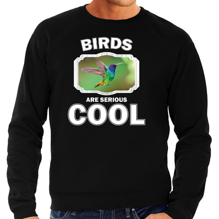 Animal hummingbird are cool sweater black for men