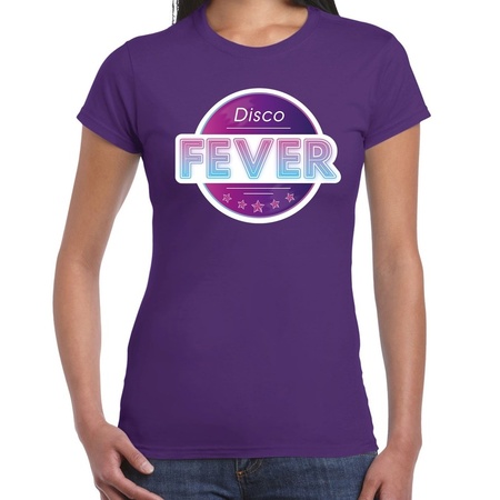 Disco Fever t-shirt for women purple